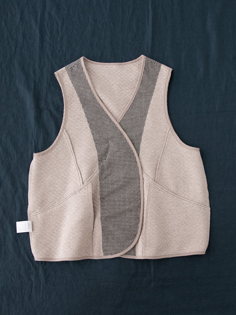 Pure cotton soft thin padded vest