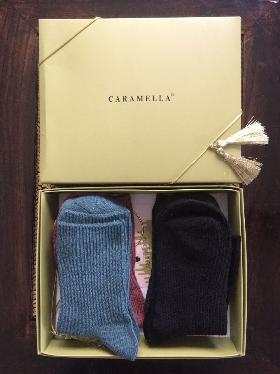 Gift box! Autumn winter thick pure colour women socks set 4 pairs